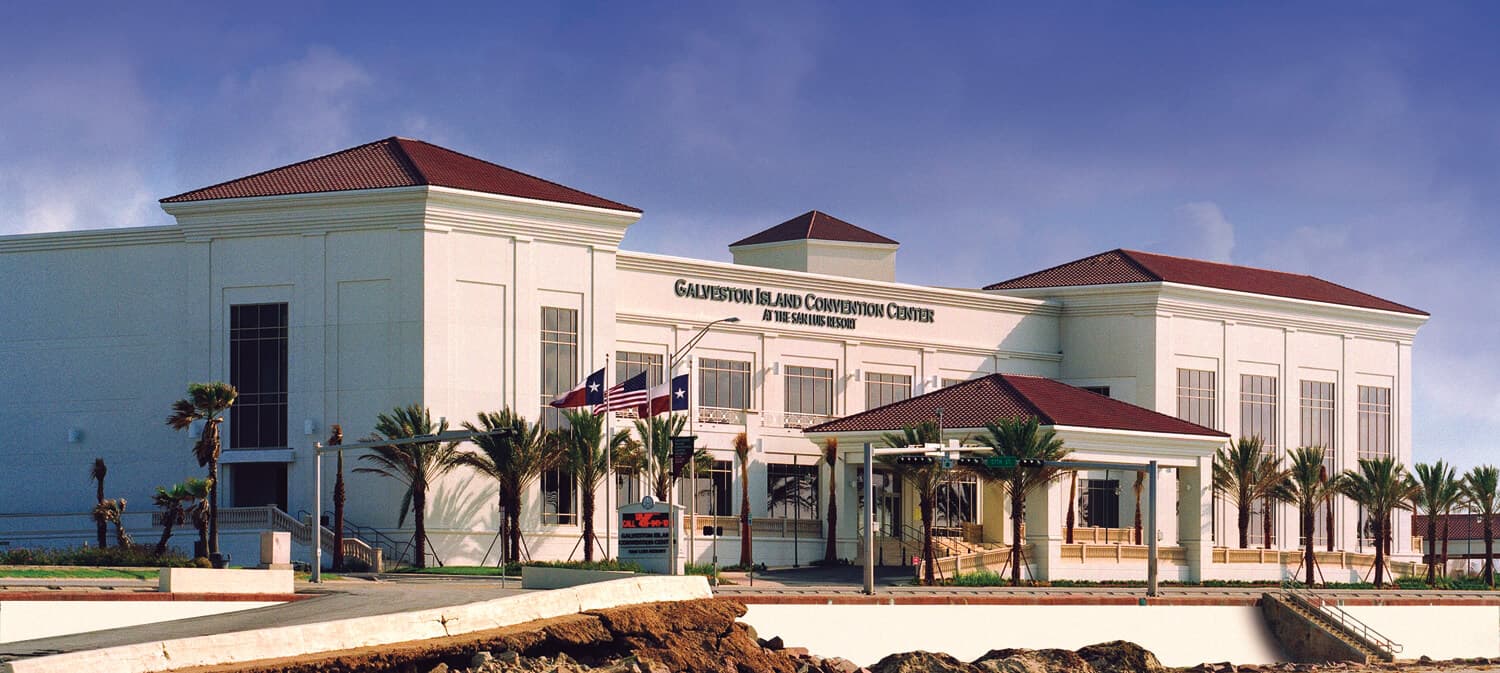 Galveston Island Convention Center event floor.